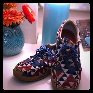 Twisted X Driving Moccasins.   Like new.   Size 10